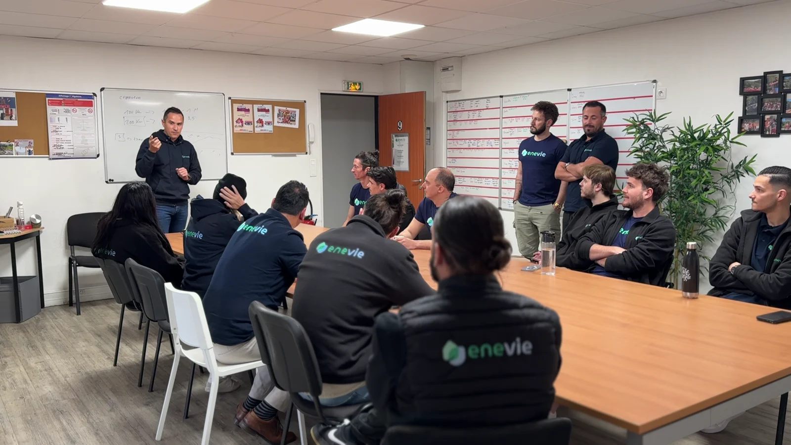 Équipe Enevie réunie à Montpellier pendant une session de travail