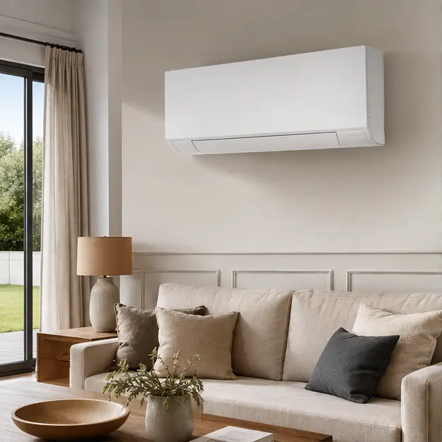 Pompe à chaleur air air dans une maison